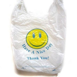 Bolsos de compras biodegradables impresos aduana, las bolsas de plástico degradables del PLA